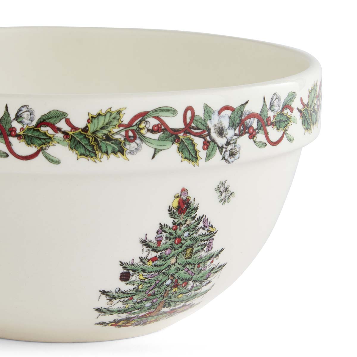 Spode Christmas Tree Wreath 7" Stacking Bowl image number null